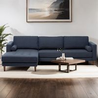 Sofá Seccional Izquierdo Connery 4 Cuerpos