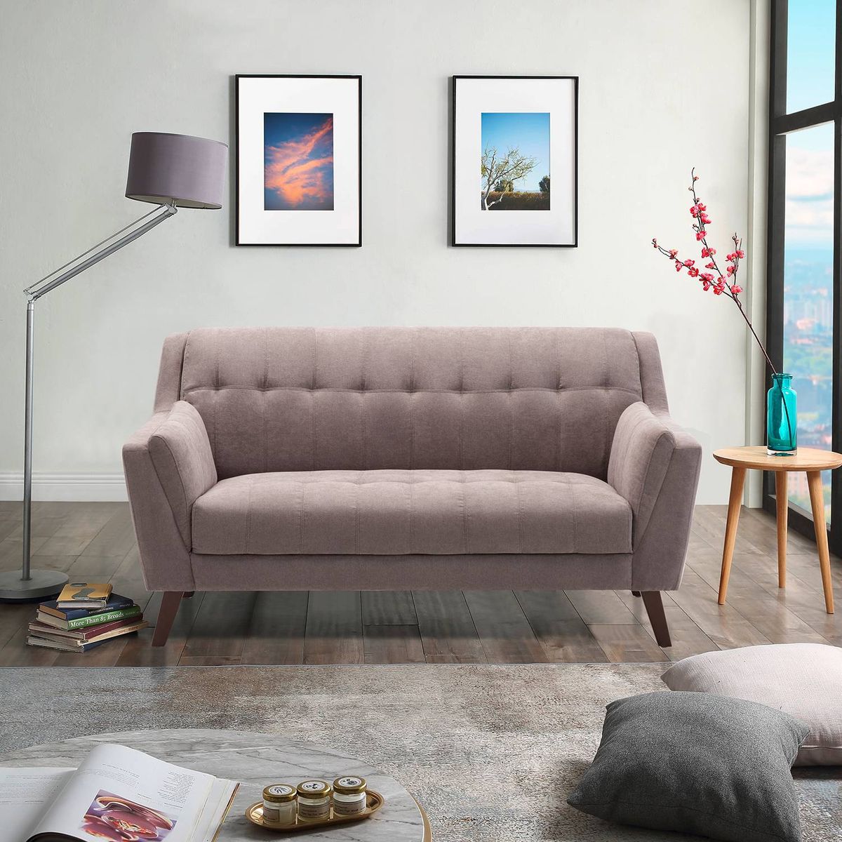 MICA - Sofá 2 Cuerpos Mariah Tela Mica