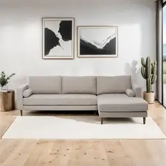 BASEMENT HOME - Sofá Seccional Derecho Connery 4 Cuerpos
