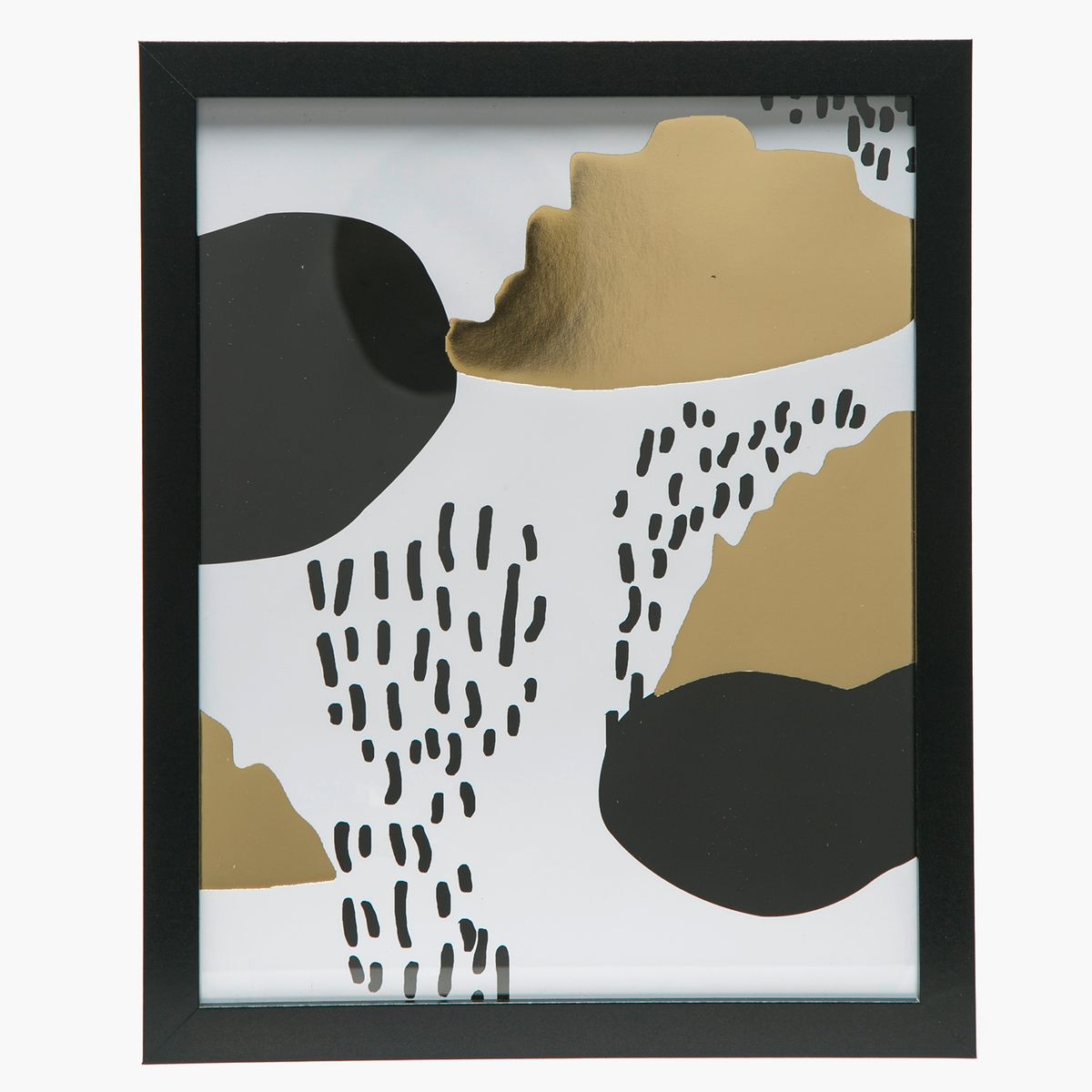 MICA - Marco de Fotos Negro Set 4 Marcos 30x30 Cm Mica