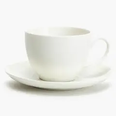BASEMENT HOME - Taza Té 270 ml con plato Essential Redondo