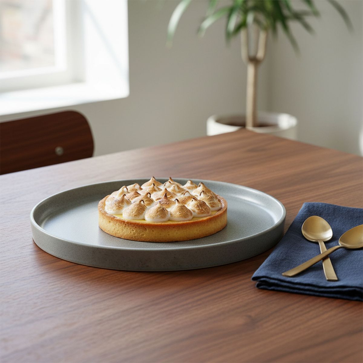 BASEMENT HOME - Bandeja Redonda Cerámica Gres 25 Cm Basement Home