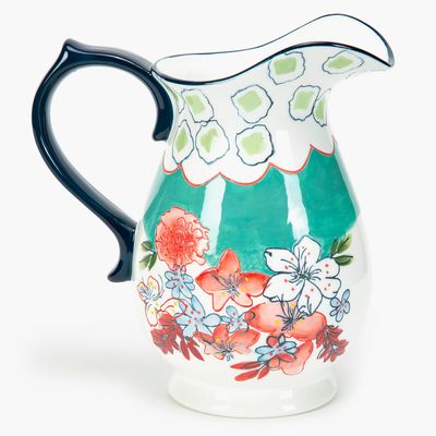 Imagen 2 del producto Jarra Cerámica Decorativa 24 Cm Flori Gipsy Multicolor