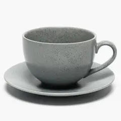 BASEMENT HOME - Taza Té 507 Ml + Plato Té 18 Cm Cerámica Gres