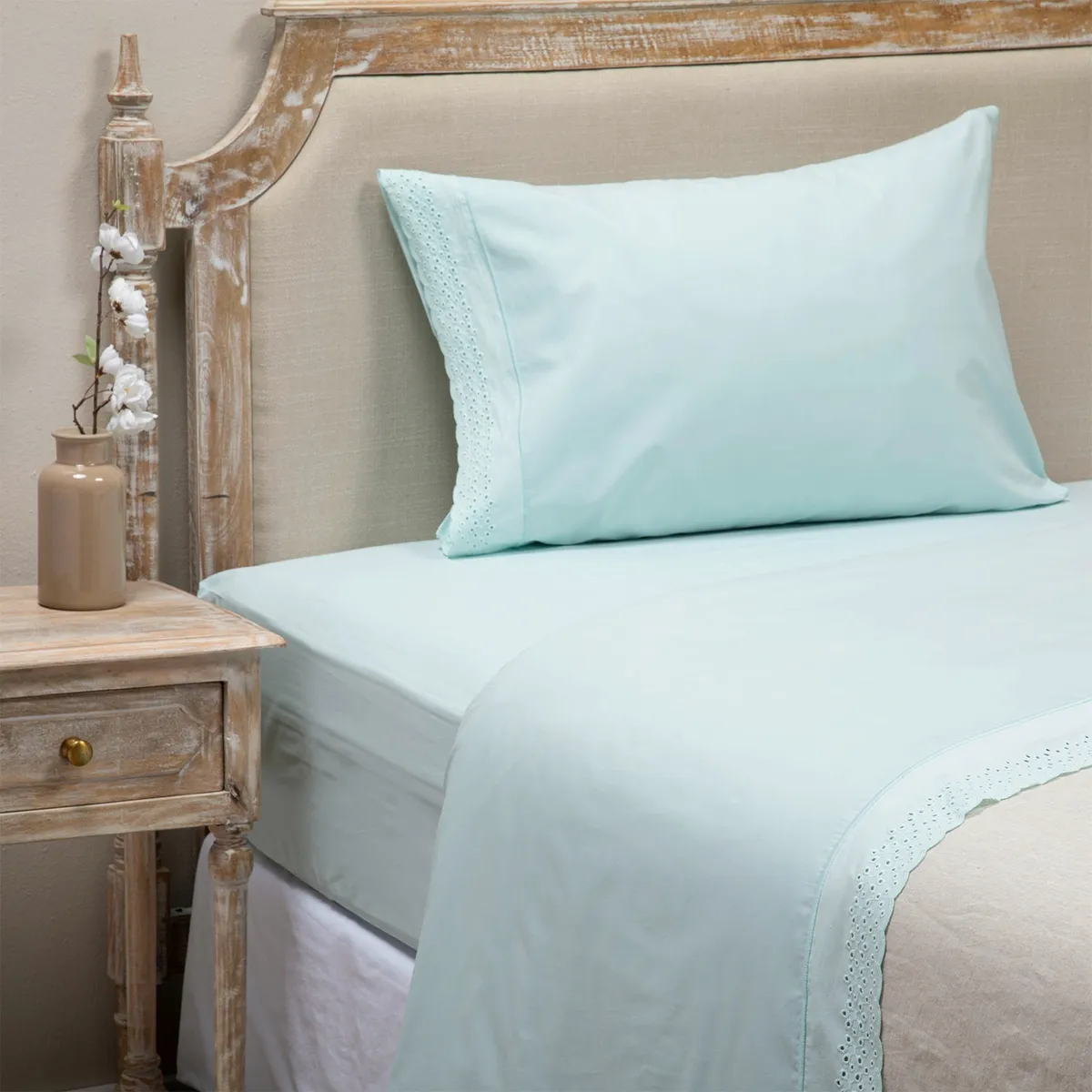 ROBERTA ALLEN - Juego de Sábanas Bordado 180 Hilos Roberta Allen