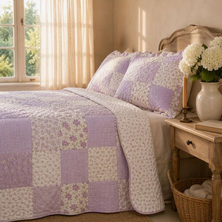 Cubrecama+ Funda De Almohada Patch