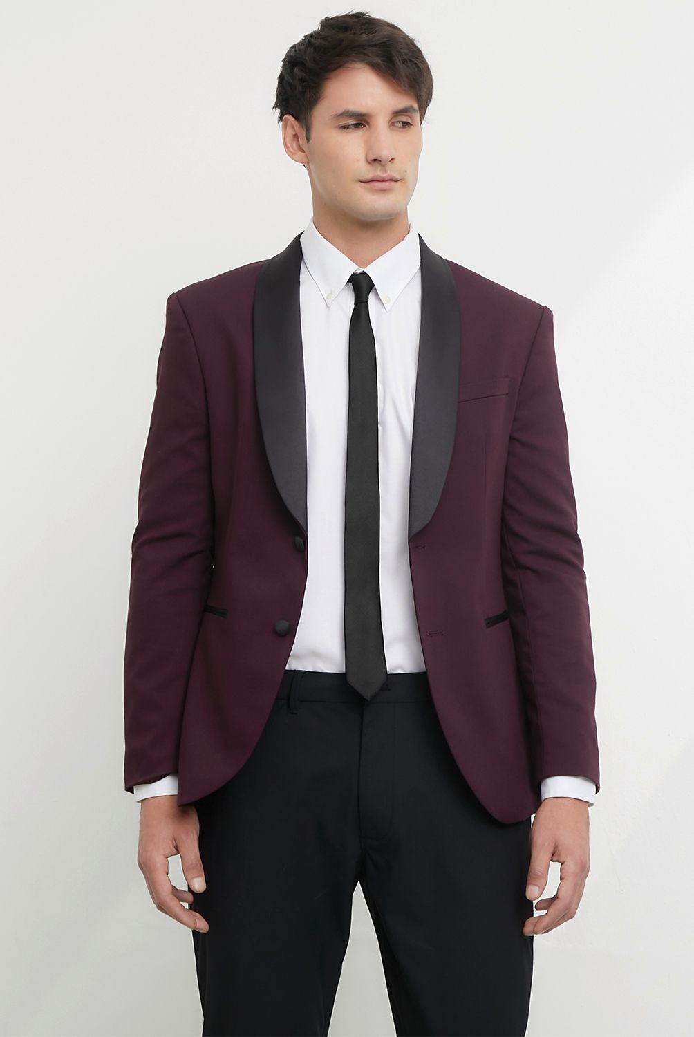 BASEMENT - Chaqueta Traje Formal Hombre Formal Skinny Fit Basement