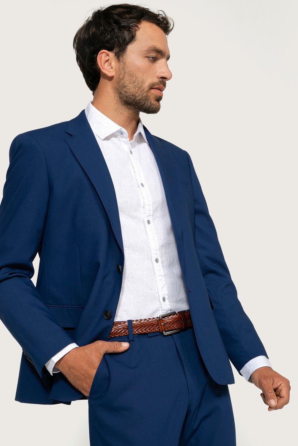 BASEMENT - Chaqueta Traje Formal Hombre Regular Fit Basement