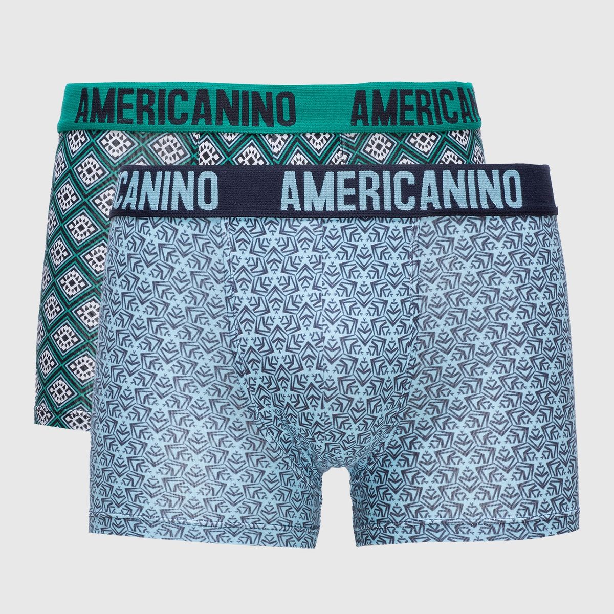 AMERICANINO - Americanino Pack de 2 Boxer de Algodón Hombre