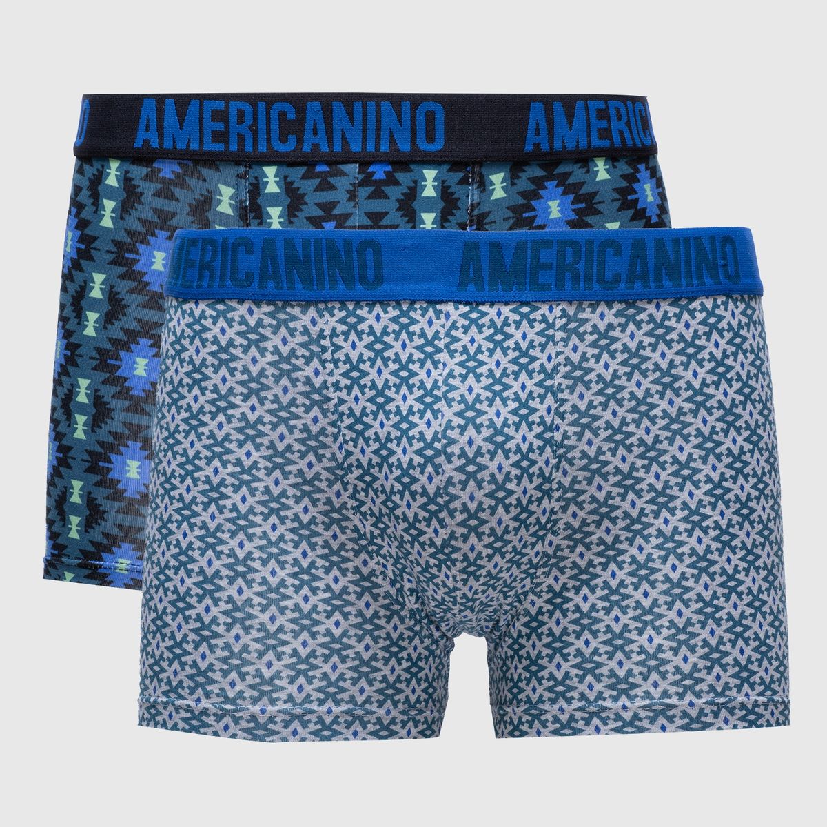 AMERICANINO - Americanino Pack de 2 Boxer de Algodón Hombre