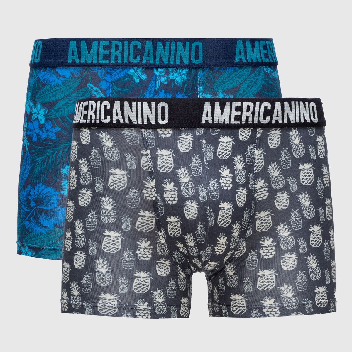 AMERICANINO - Americanino Pack de 2 Boxer de Algodón Hombre