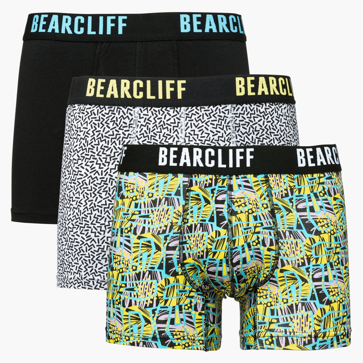 BEARCLIFF - Pack De 3 Bóxers Algodón Hombre Bearcliff