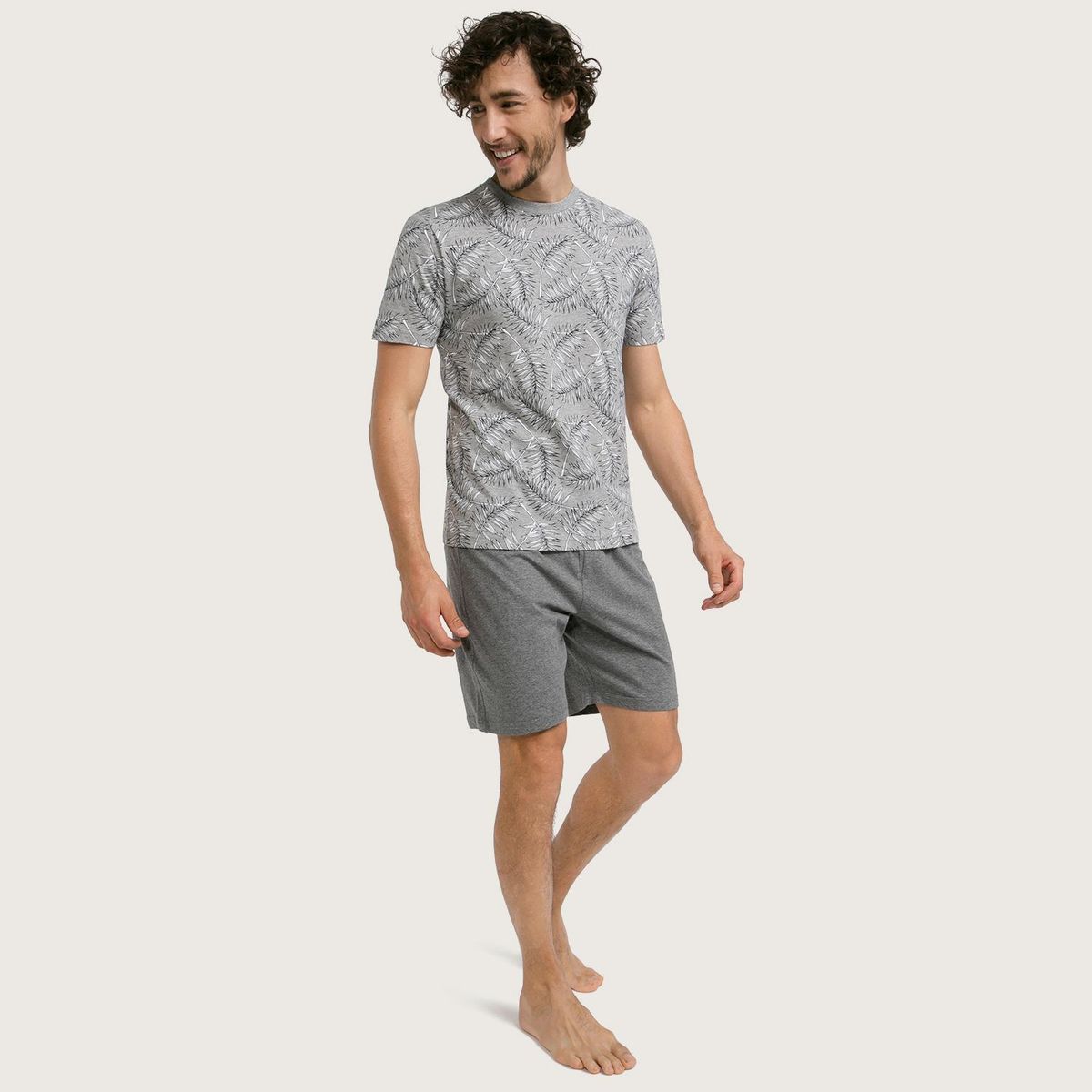 BASEMENT - Pijama Corto Algodón