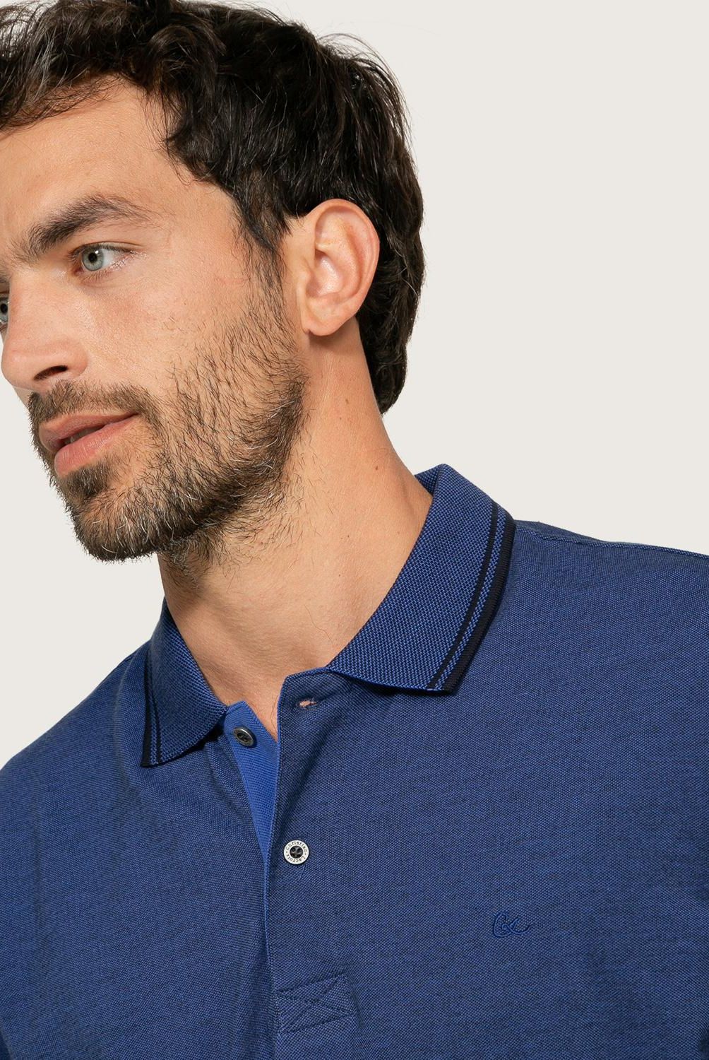 CHRISTIAN LACROIX - Polera Con Cuello Regular Fit Hombre Christian Lacroix