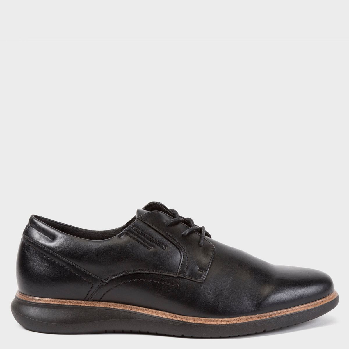 BASEMENT - Zapato Formal Basement Hombre De Negro