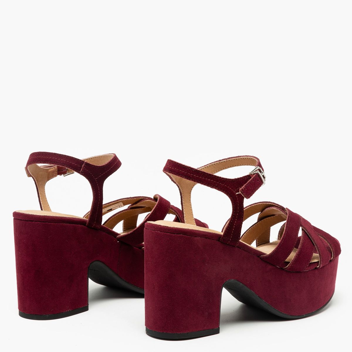 BASEMENT - Sandalia Mujer Roja