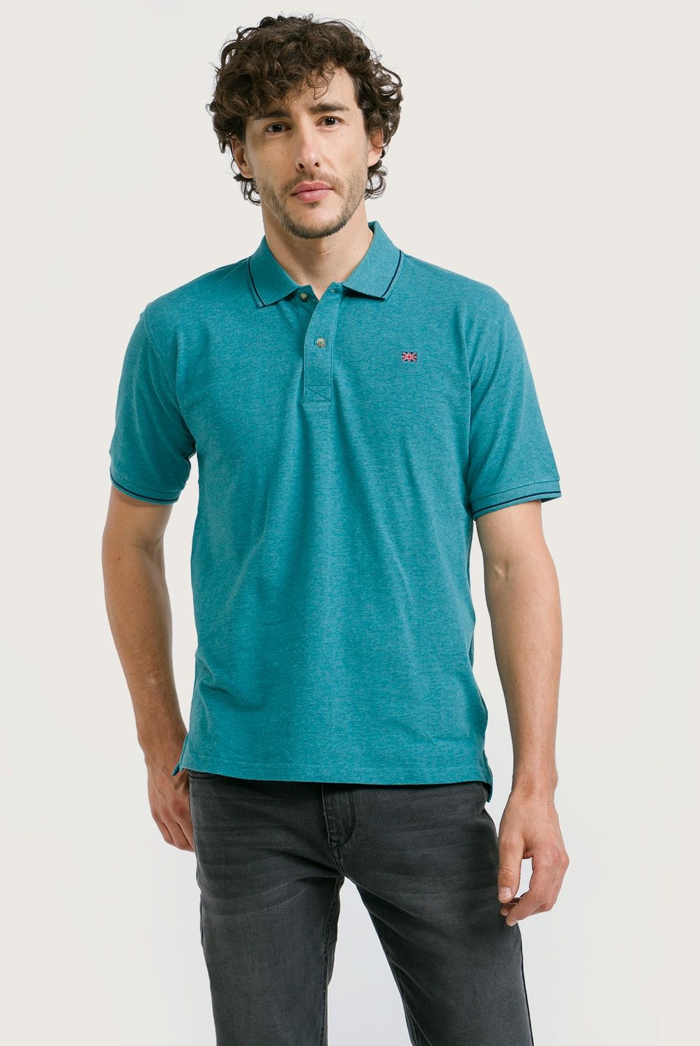 UNIVERSITY CLUB - Polera Piqué Hombre 100% Algodón