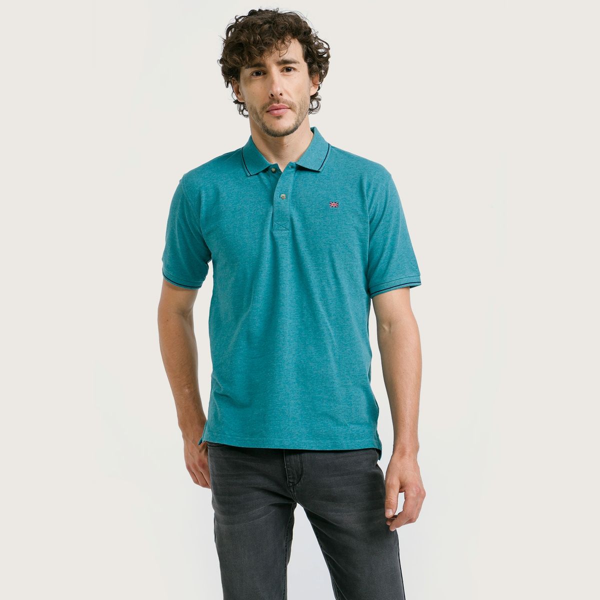 UNIVERSITY CLUB - Polera Piqué Hombre 100% Algodón