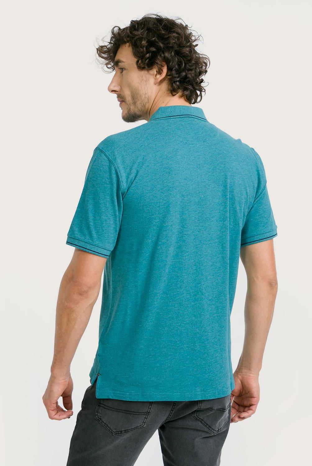 UNIVERSITY CLUB - Polera Piqué Hombre 100% Algodón