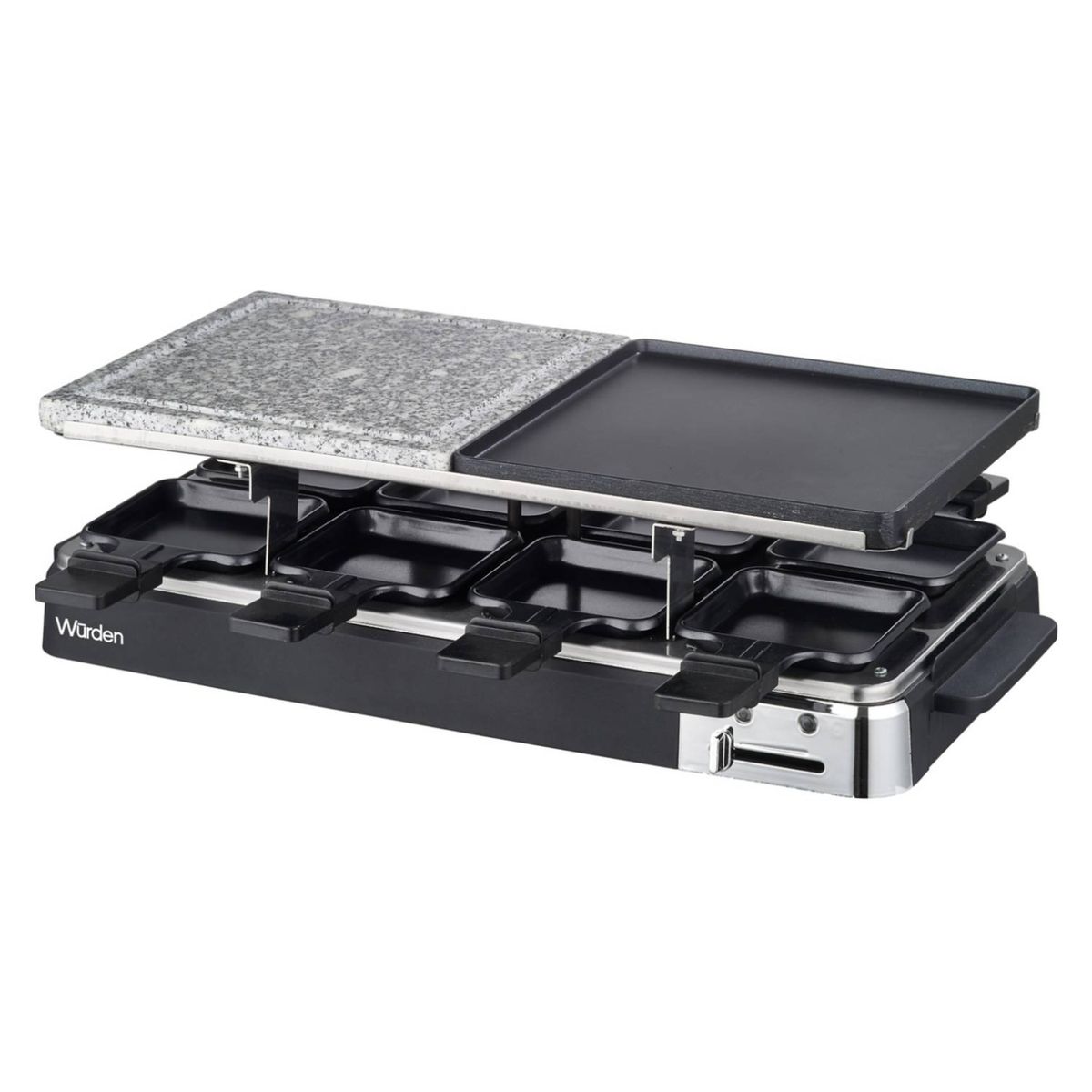 WURDEN - Parrilla Racletera Eléctrica Wurden con Placa de Piedra