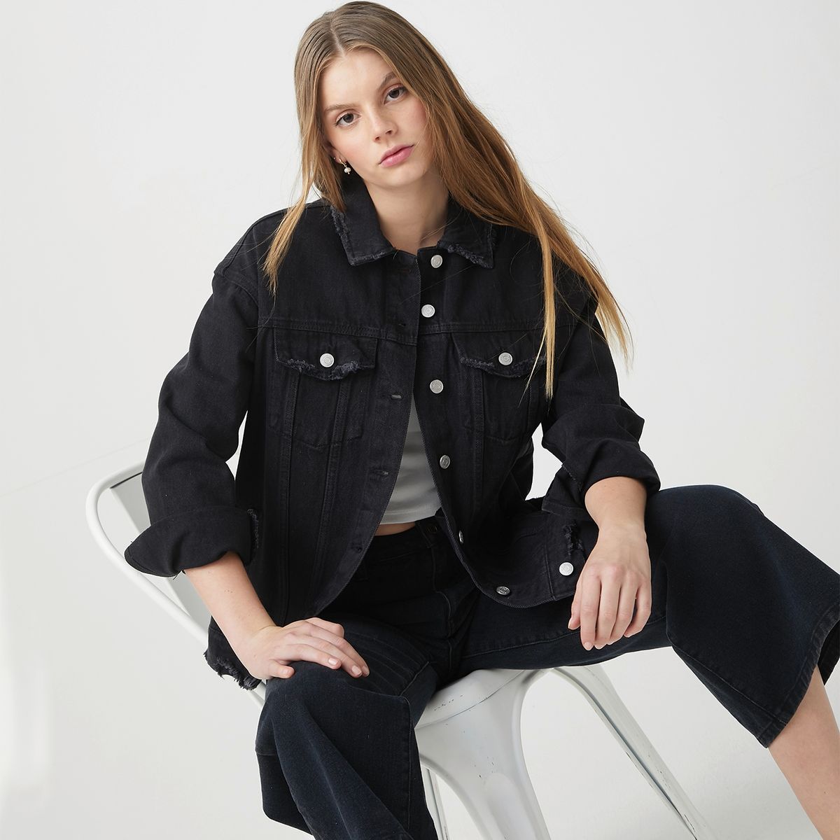 SYBILLA - Chaqueta Sybilla Jeans Algodón Manga Larga Mujer