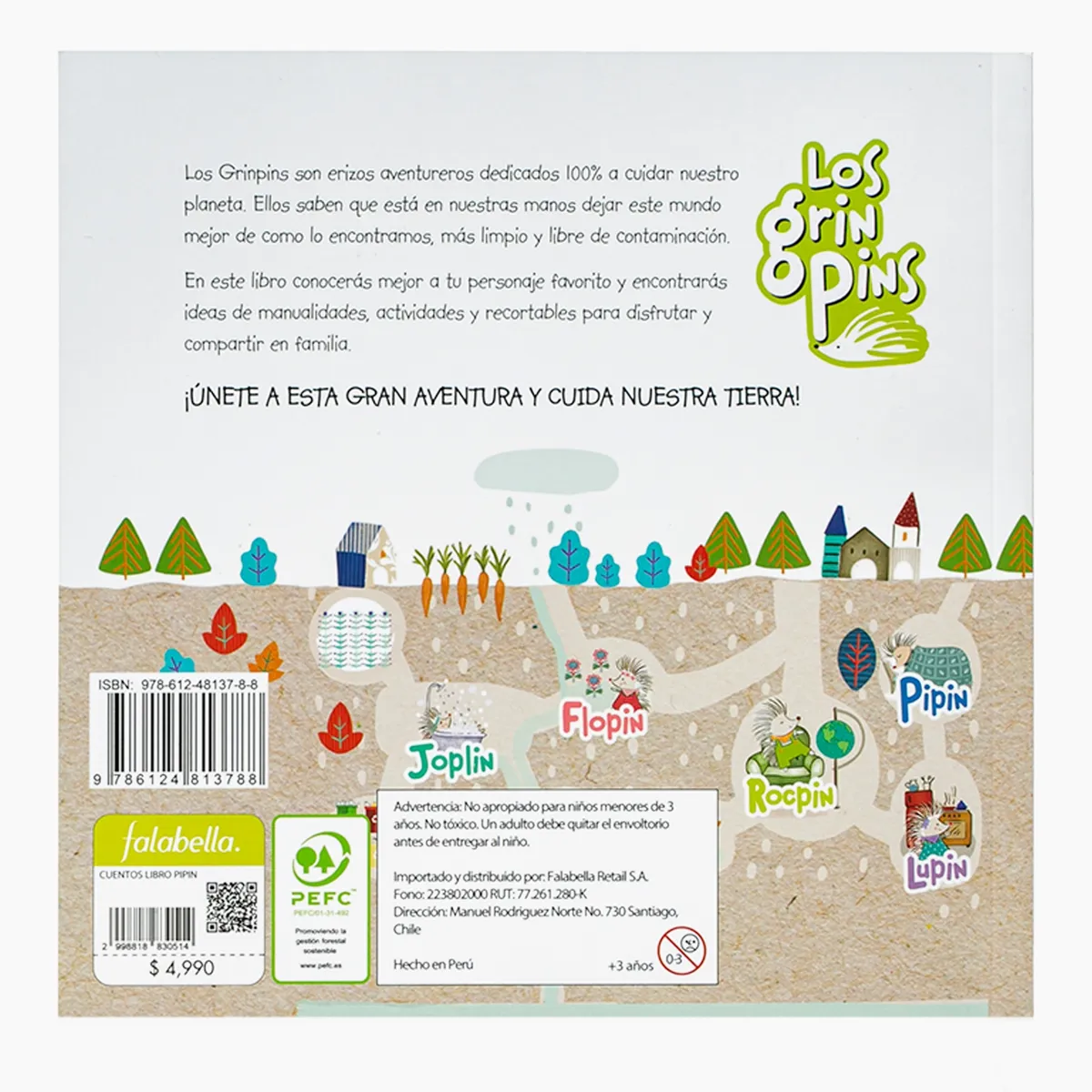 GRINPINS - Libro Pipin Grinpins