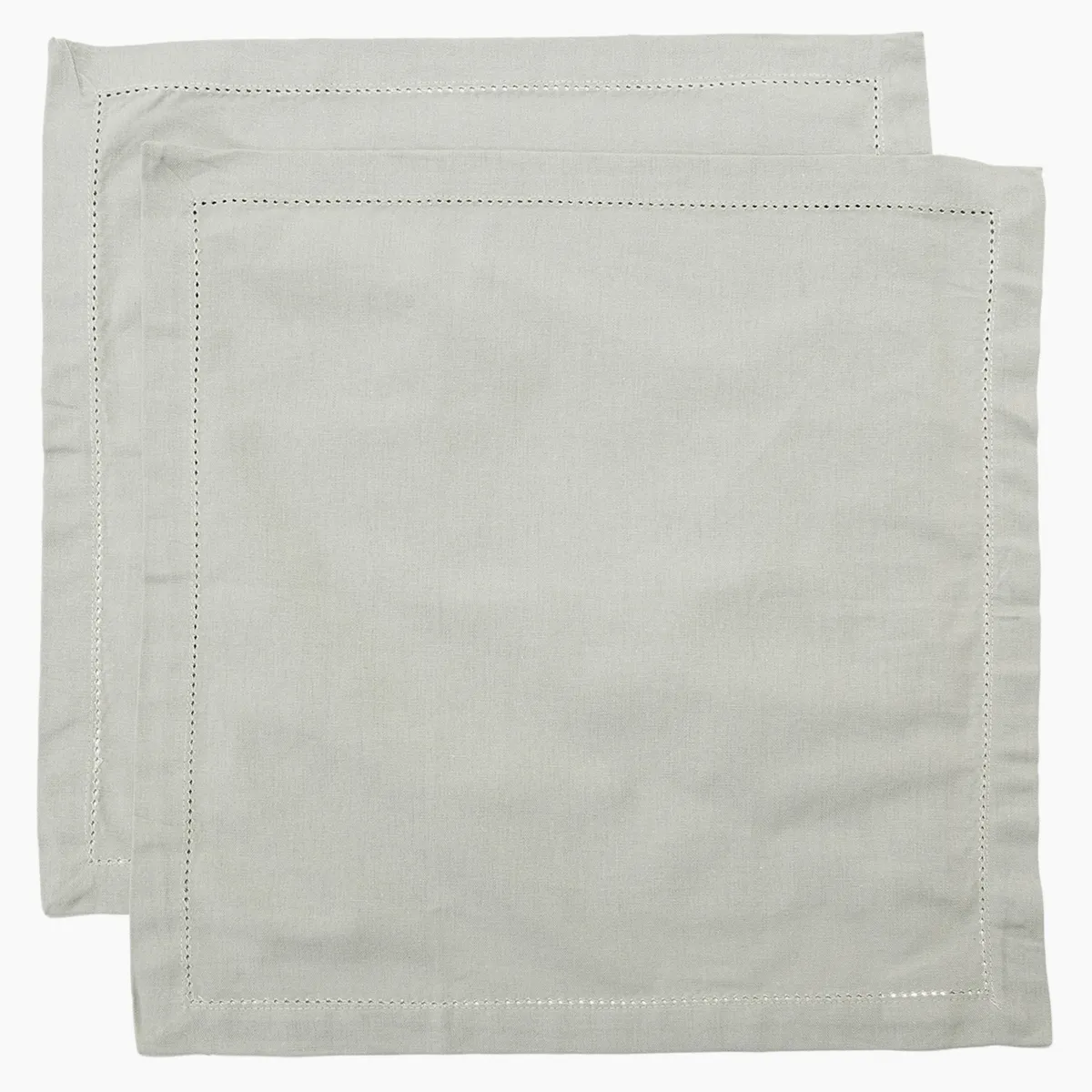 BASEMENT HOME - Set de 2 Servilletas Basement Home Algodón Cuadradas Caladas