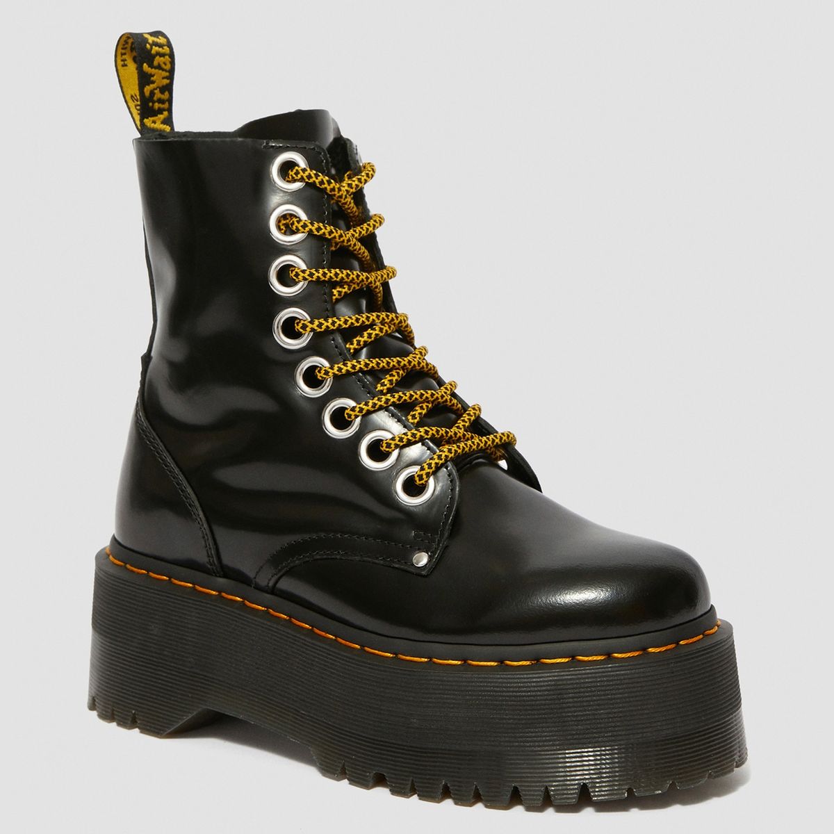 DR MARTENS - Dr Martens Jadon Max Botín Mujer Cuero Negro