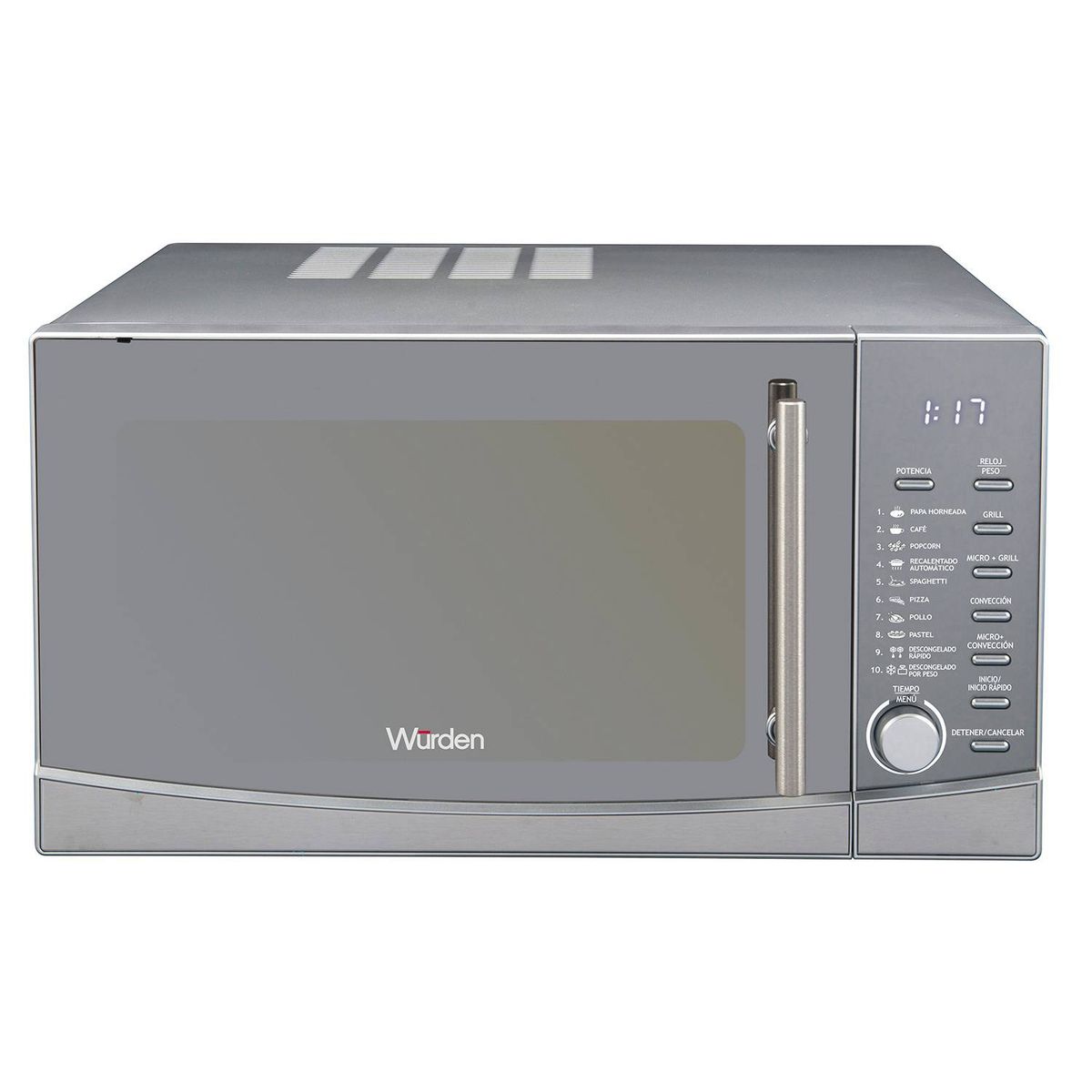 WURDEN - Microondas Digital Espejado función horno 34 L Wurden WMW-GANZ34