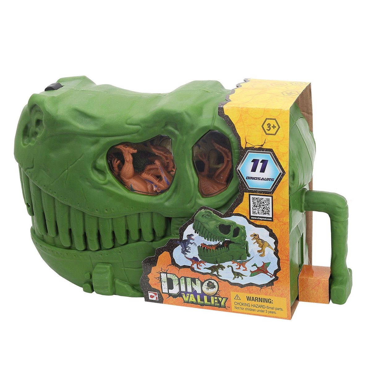 DINO VALLEY - Maleta Dinosaurios 11 Piezas Dino Valley