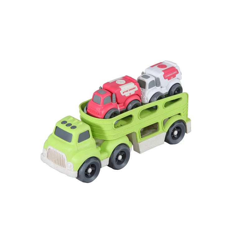 RETOY - Set Camion Transportador Con 2 Camiones Retoy