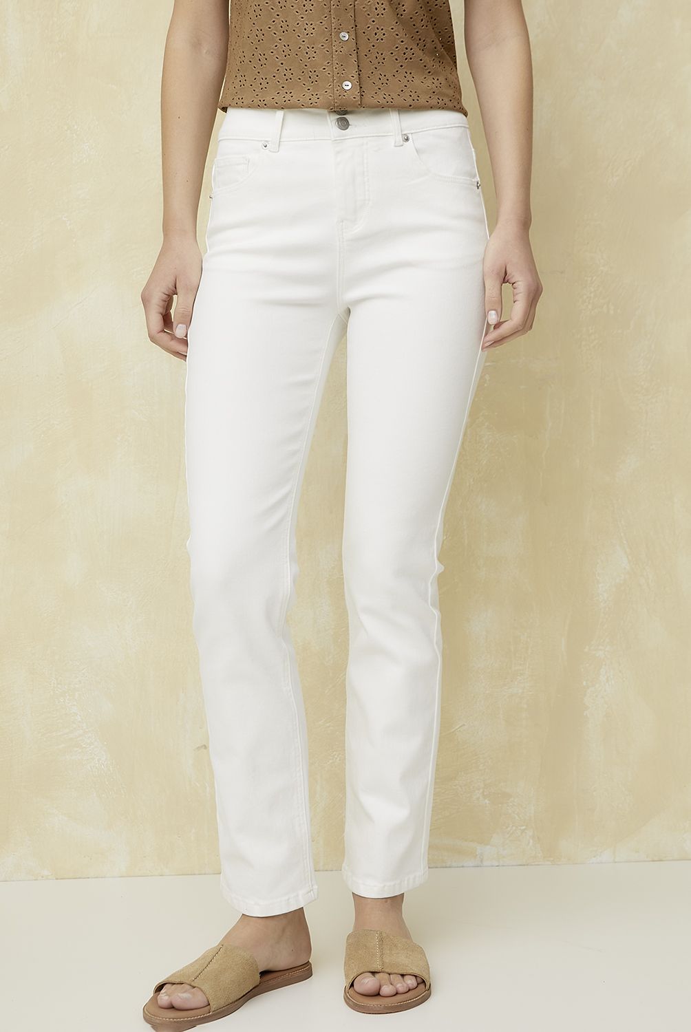 UNIVERSITY CLUB - Jeans University Club Boot Cut Tiro Medio Mujer Algodón Stretch