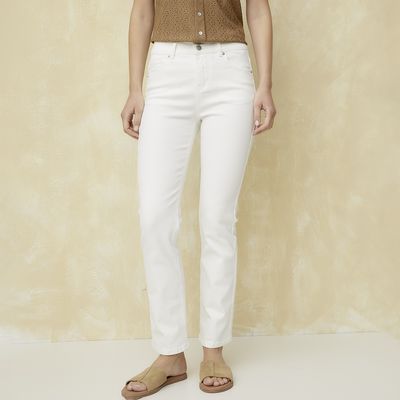 Imagen 1 del producto Jeans Straight Tiro Medio Mujer