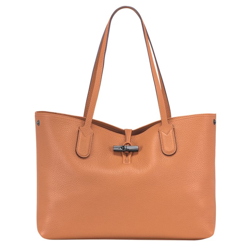 LONGCHAMP - Longchamp Cartera De Cuero Roseau Essential Rosada Mujer