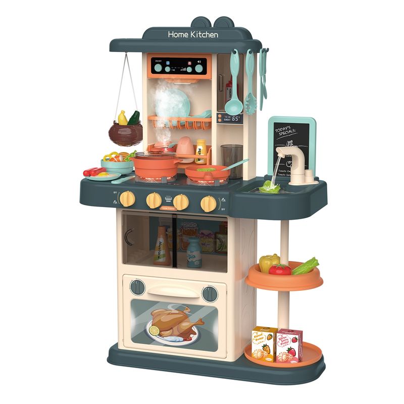 JIACHENG - Jiacheng Cocina 43Acc con Vapo, Luz, Sonido y Agua