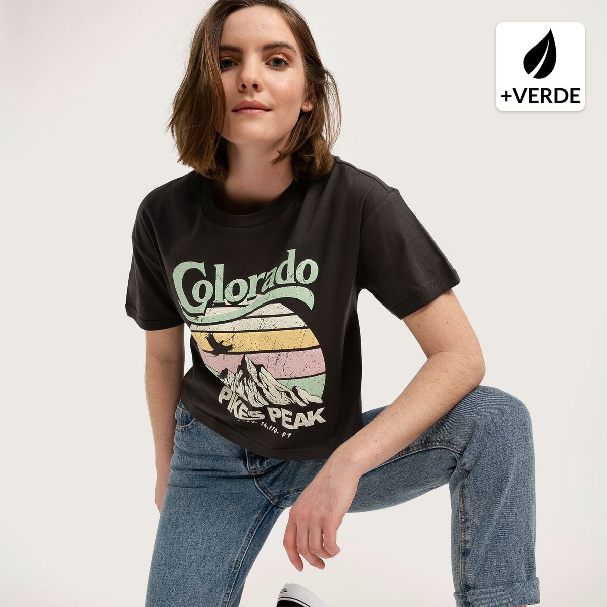 SYBILLA - Polera Algodón Orgánico Mujer Sybilla