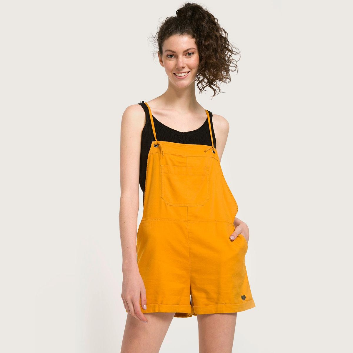 DOO AUSTRALIA - Jardinera Short de Algodón Mujer