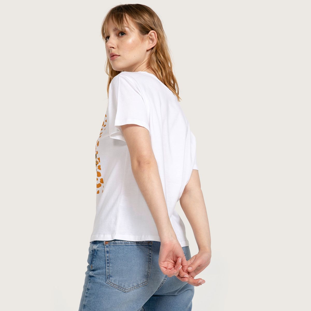 AMERICANINO - Polera Manga Corta Algodón Mujer Americanino