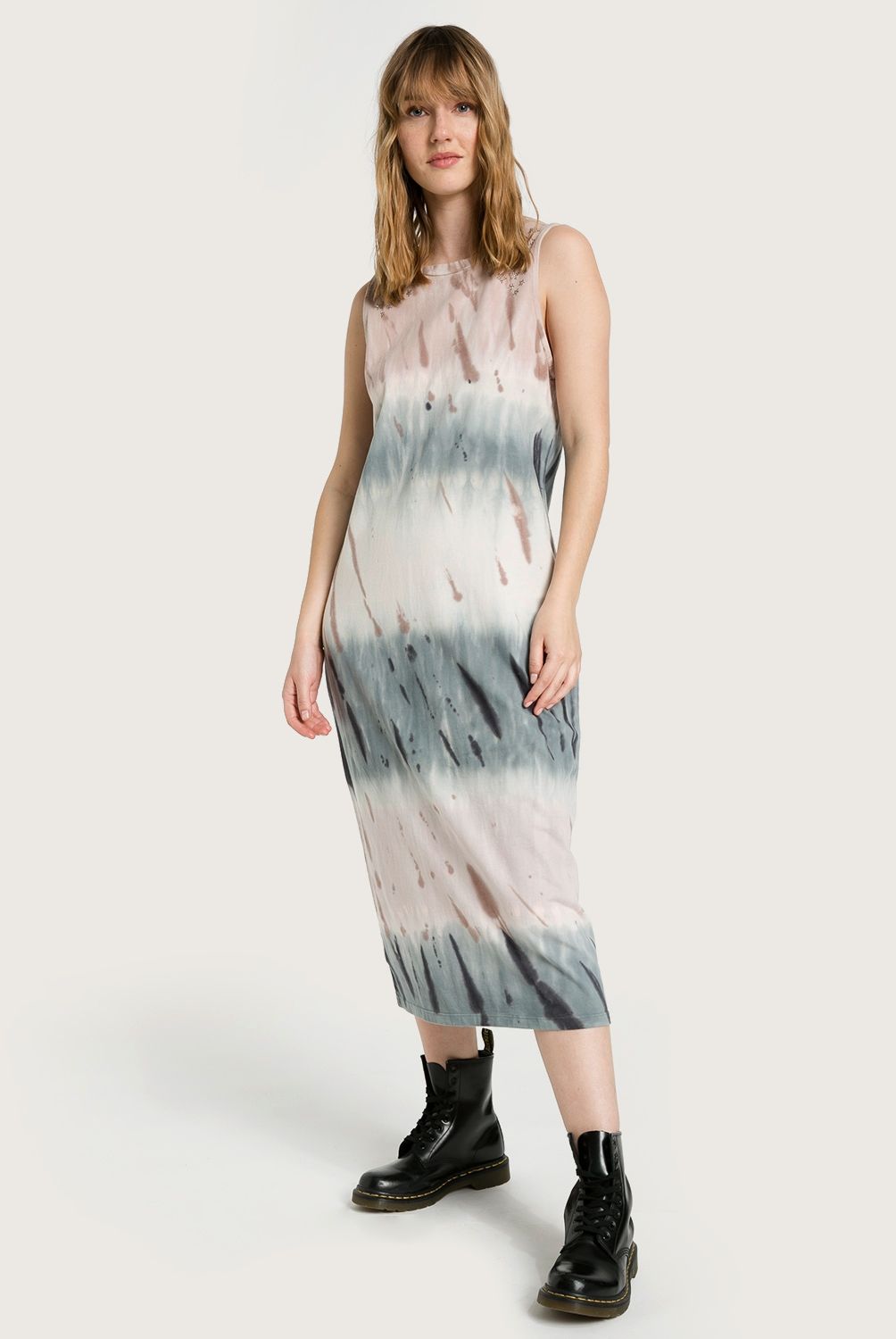 AMERICANINO - Vestido de Algodón Midi Mujer