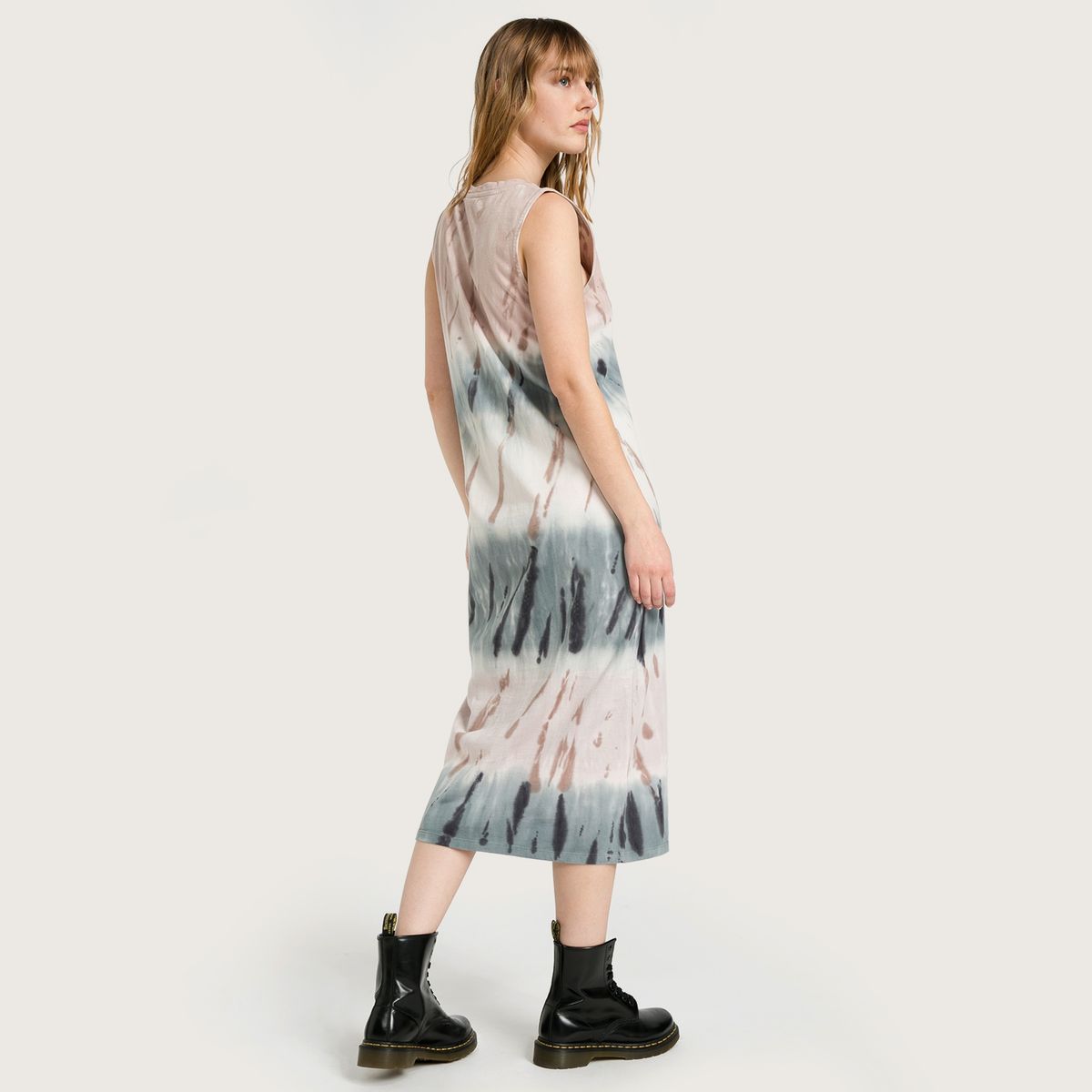 AMERICANINO - Vestido de Algodón Midi Mujer