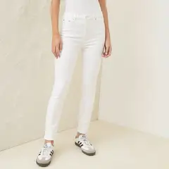 BASEMENT - Jeans Skinny Tiro Alto Mujer Algodón