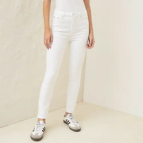 BASEMENT - Jeans Skinny Tiro Alto Mujer Algodón