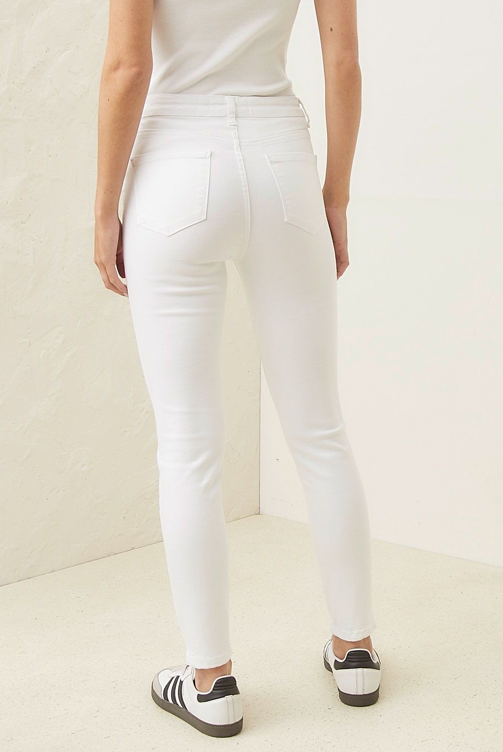 BASEMENT - Jeans Basement Skinny Tiro Alto Mujer Algodón