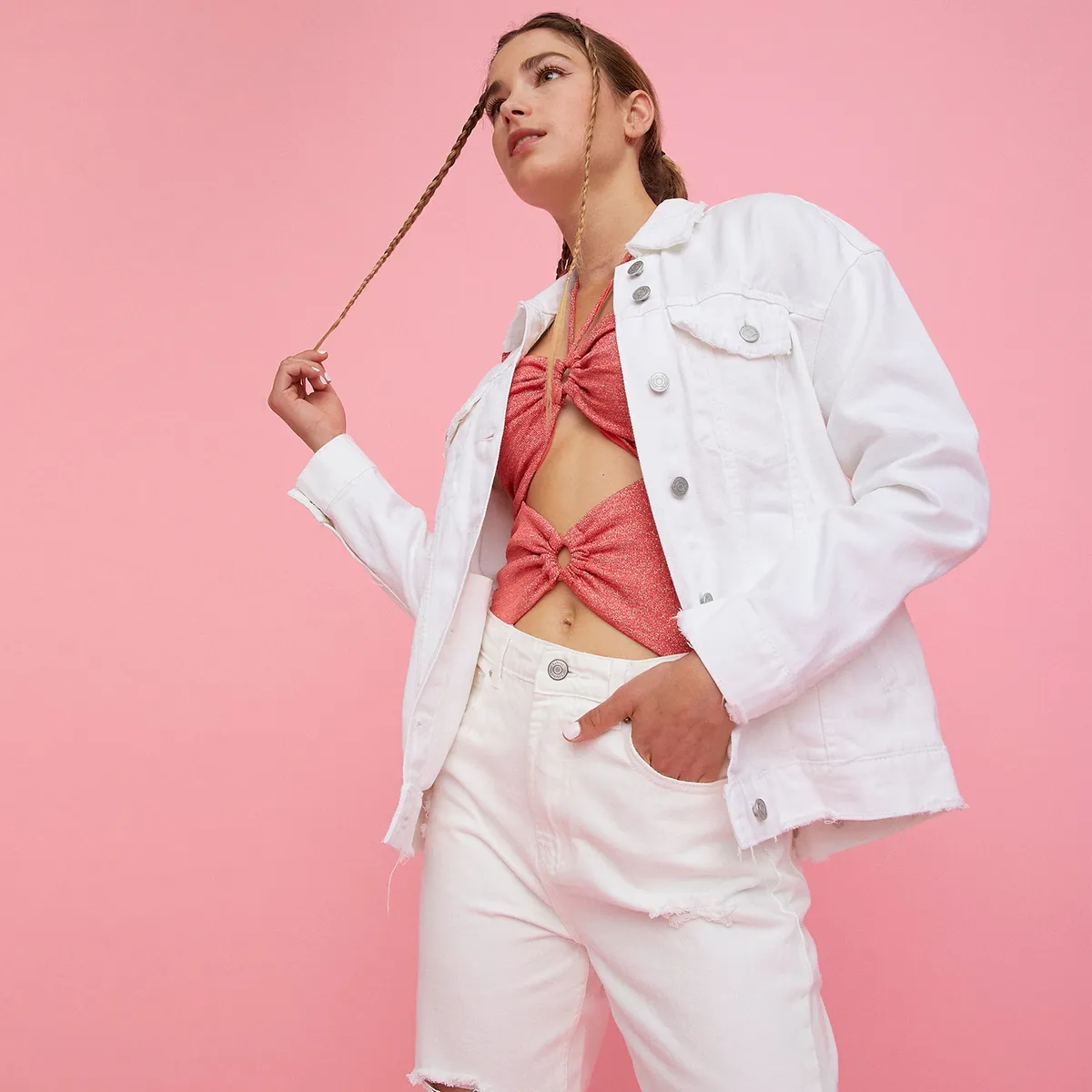 SYBILLA - Chaqueta Sybilla Jeans Algodón Manga Larga Mujer