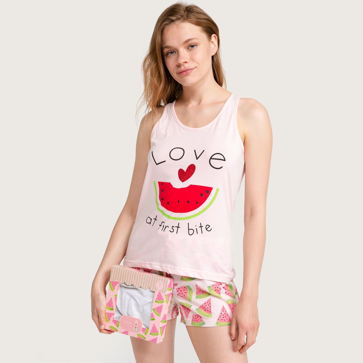 SYBILLA - Pijama mujer en caja de regalo