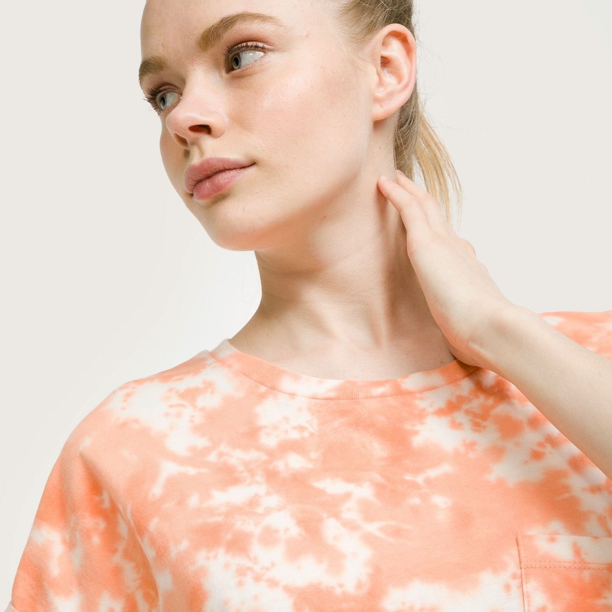 SYBILLA - Polera Algodón Manga Corta Mujer Sybilla