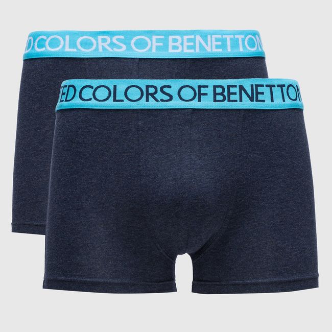 BENETTON - Pack de 2 Bóxer Algodón Hombre Benetton