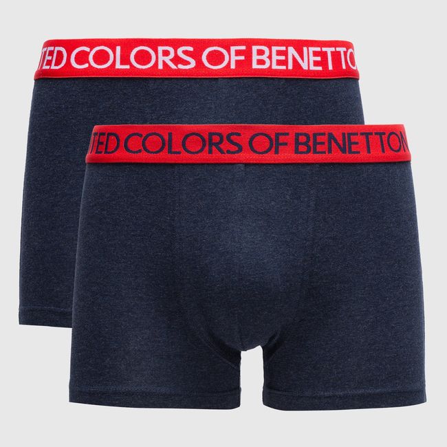 BENETTON - Pack de 2 Bóxer Algodón Hombre Benetton