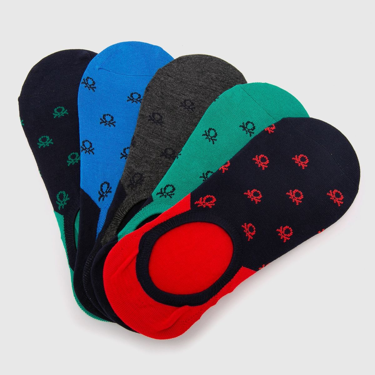 BENETTON - Pack De 5 Calcetines Algodón Hombre Benetton