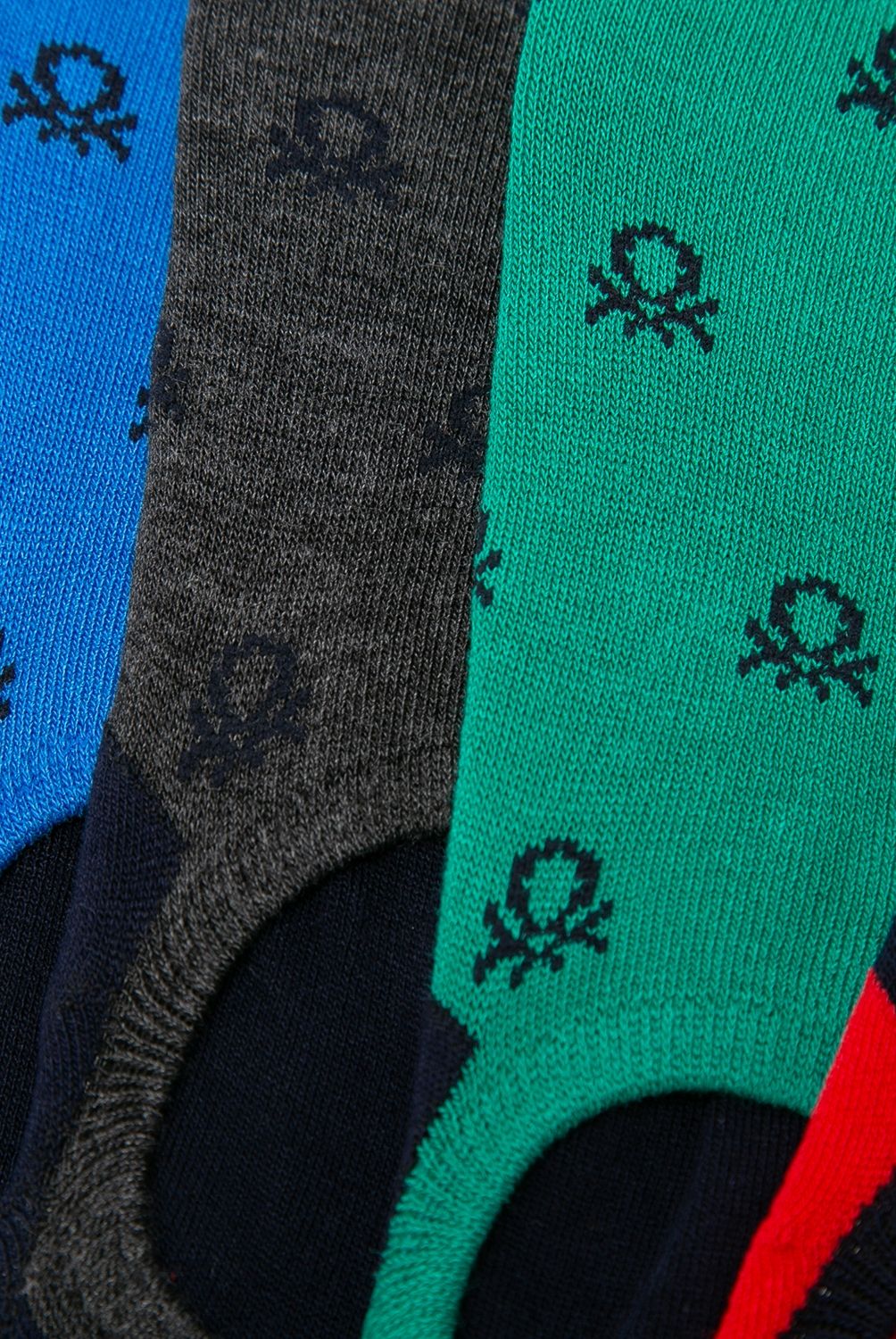 BENETTON - Pack De 5 Calcetines Algodón Hombre Benetton